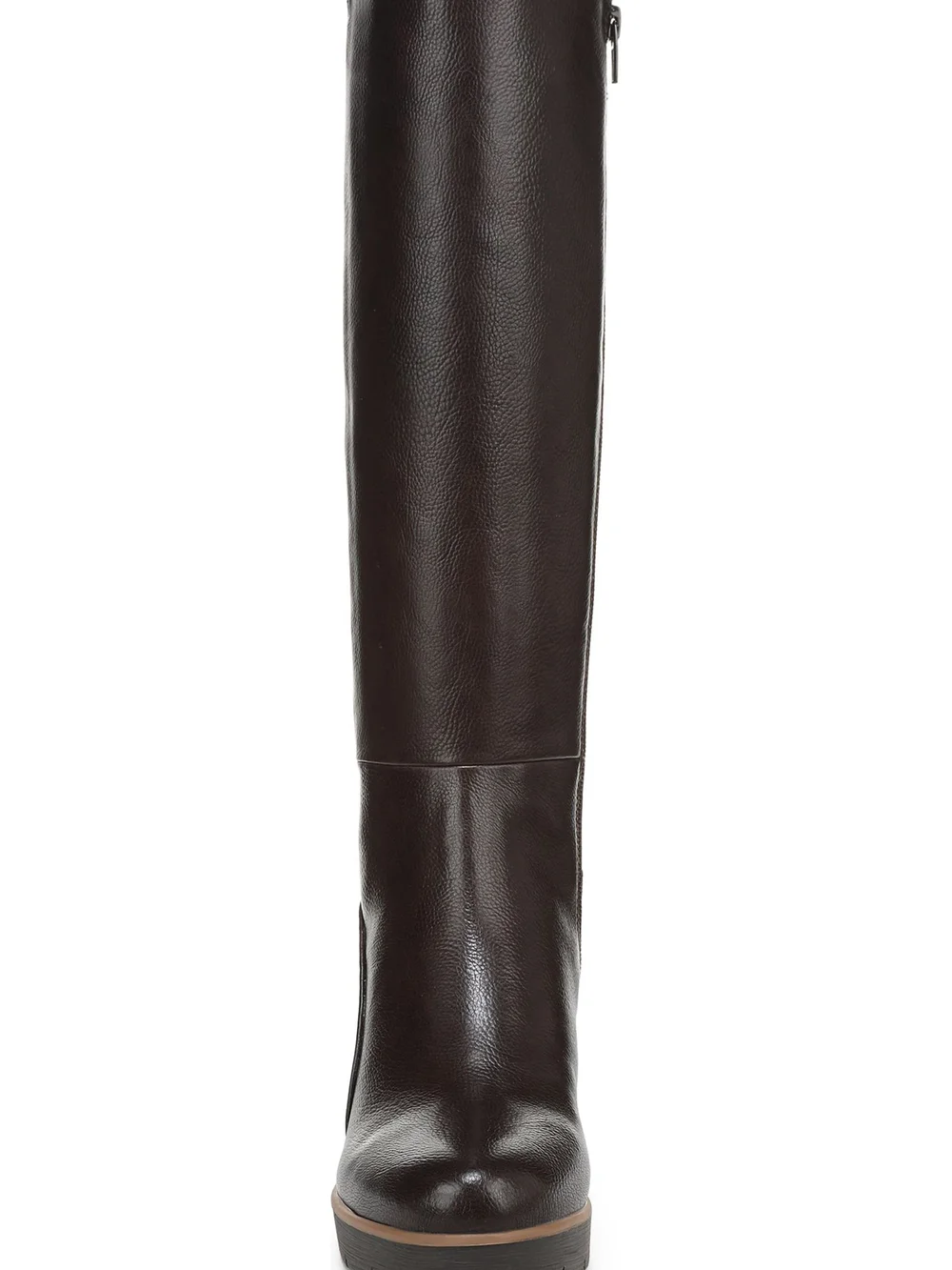 Naturalizer Women's Over-the-Knee Zip Wedge Boot - Dark Brown